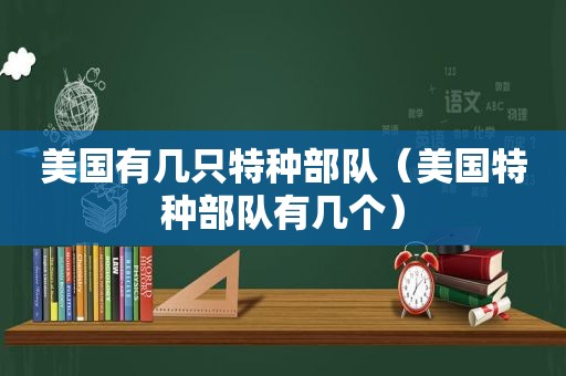 美国有几只特种部队（美国特种部队有几个）