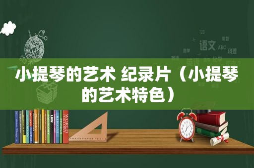 小提琴的艺术 纪录片（小提琴的艺术特色）
