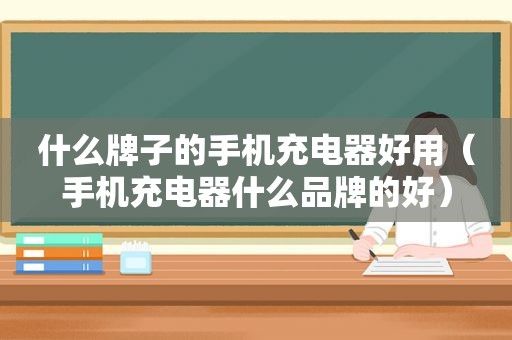 什么牌子的手机充电器好用（手机充电器什么品牌的好）