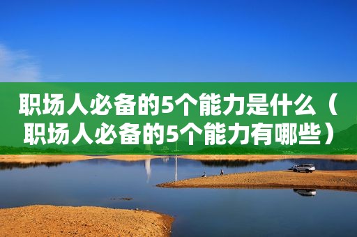 职场人必备的5个能力是什么（职场人必备的5个能力有哪些）