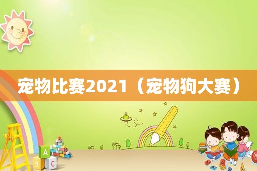 宠物比赛2021（宠物狗大赛）