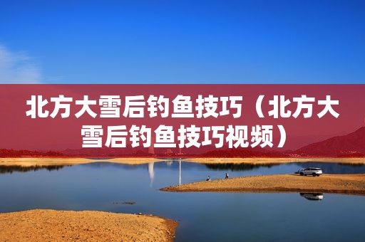 北方大雪后钓鱼技巧（北方大雪后钓鱼技巧视频）