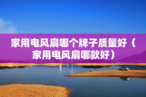 家用电风扇哪个牌子质量好（家用电风扇哪款好）