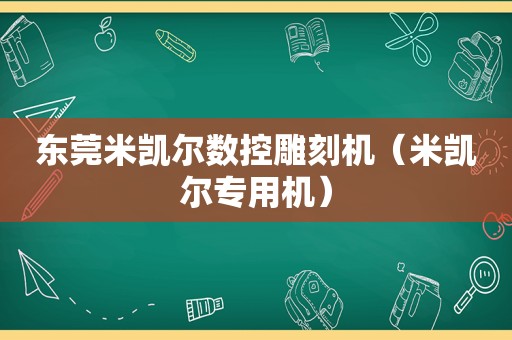 东莞米凯尔数控雕刻机（米凯尔专用机）