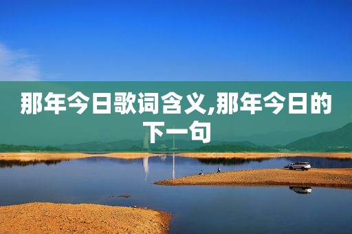 那年今日歌词含义,那年今日的下一句