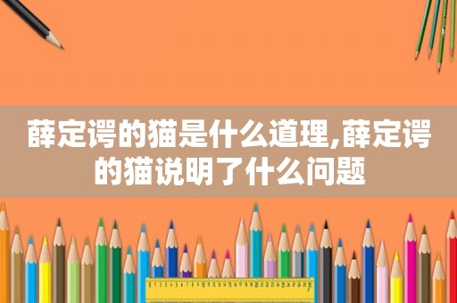 薛定谔的猫是什么道理,薛定谔的猫说明了什么问题