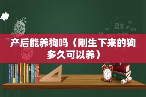 产后能养狗吗（刚生下来的狗多久可以养）