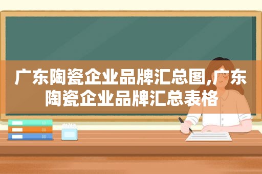 广东陶瓷企业品牌汇总图,广东陶瓷企业品牌汇总表格