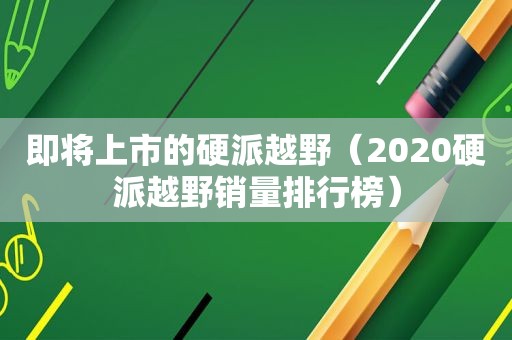 即将上市的硬派越野（2020硬派越野销量排行榜）