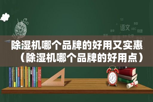 除湿机哪个品牌的好用又实惠（除湿机哪个品牌的好用点）