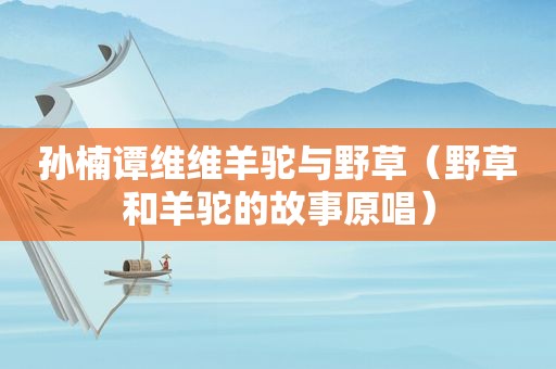 孙楠谭维维羊驼与野草（野草和羊驼的故事原唱）