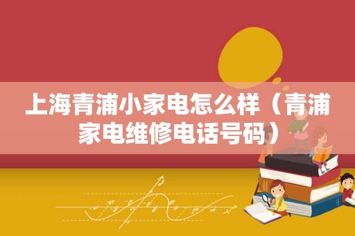 上海青浦小家电怎么样（青浦家电维修电话号码）