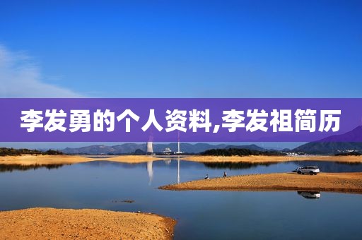 李发勇的个人资料,李发祖简历