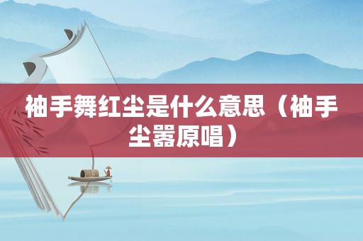 袖手舞红尘是什么意思（袖手尘嚣原唱）