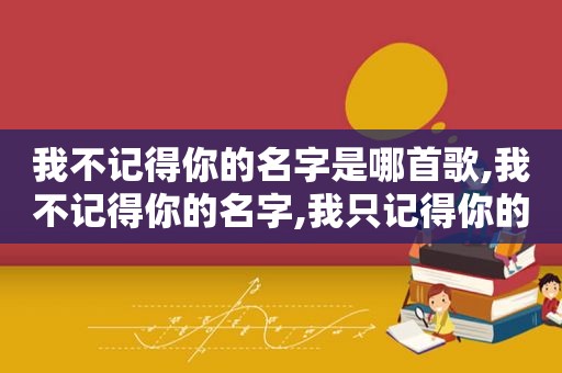 我不记得你的名字是哪首歌,我不记得你的名字,我只记得你的身影
