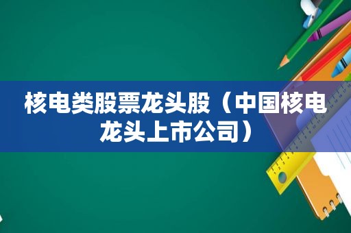 核电类股票龙头股（中国核电龙头上市公司）