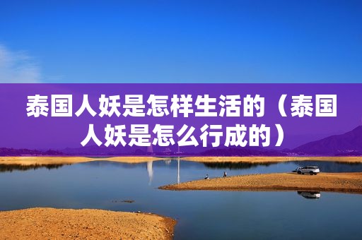 泰国人妖是怎样生活的（泰国人妖是怎么行成的）
