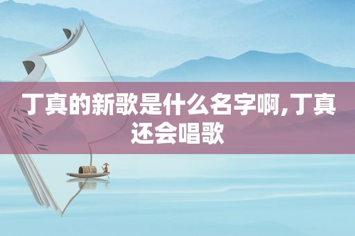 丁真的新歌是什么名字啊,丁真还会唱歌