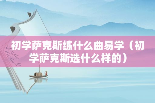 初学萨克斯练什么曲易学（初学萨克斯选什么样的）