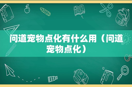 问道宠物点化有什么用（问道宠物点化）
