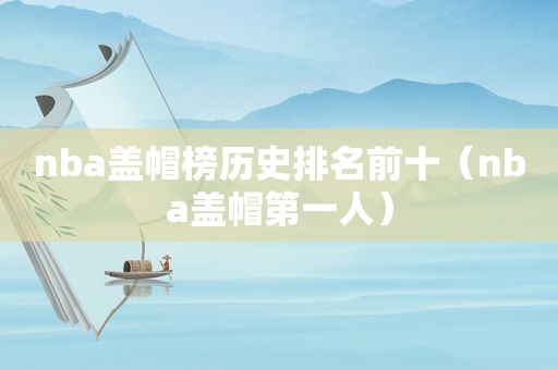 nba盖帽榜历史排名前十（nba盖帽第一人）