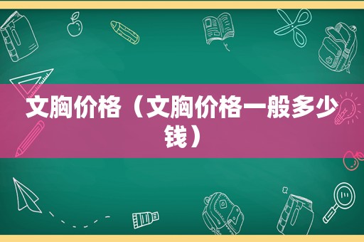 文胸价格（文胸价格一般多少钱）
