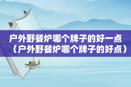 户外野餐炉哪个牌子的好一点（户外野餐炉哪个牌子的好点）