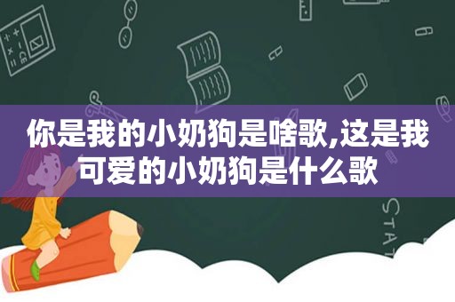 你是我的小奶狗是啥歌,这是我可爱的小奶狗是什么歌