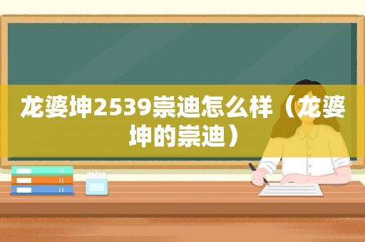 龙婆坤2539崇迪怎么样（龙婆坤的崇迪）