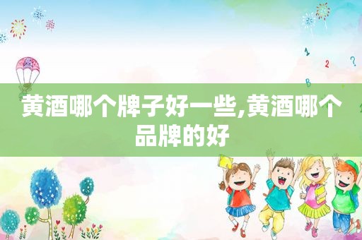 黄酒哪个牌子好一些,黄酒哪个品牌的好