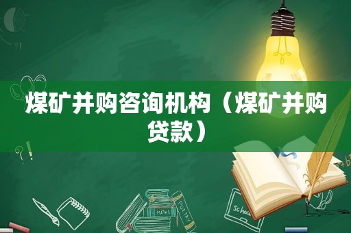 煤矿并购咨询机构（煤矿并购贷款）