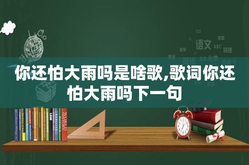 你还怕大雨吗是啥歌,歌词你还怕大雨吗下一句