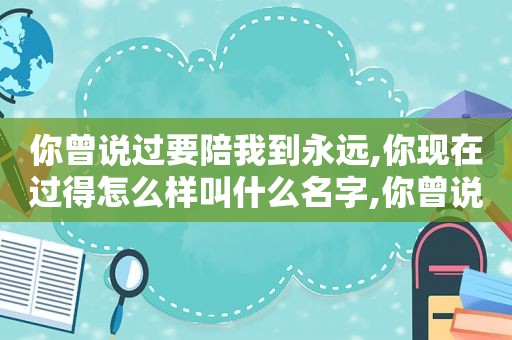 你曾说过要陪我到永远,你现在过得怎么样叫什么名字,你曾说过要我陪你到老