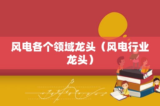 风电各个领域龙头（风电行业龙头）