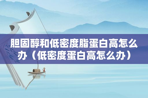 胆固醇和低密度脂蛋白高怎么办（低密度蛋白高怎么办）
