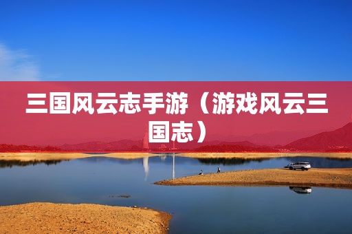 三国风云志手游（游戏风云三国志）