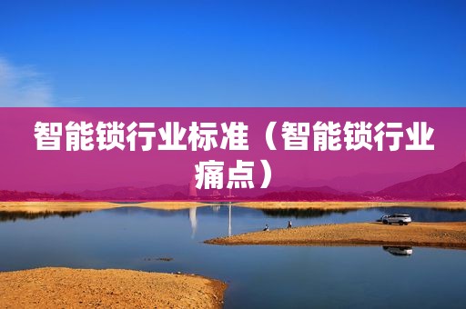 智能锁行业标准（智能锁行业痛点）