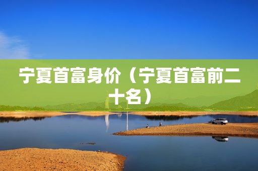 宁夏首富身价（宁夏首富前二十名）