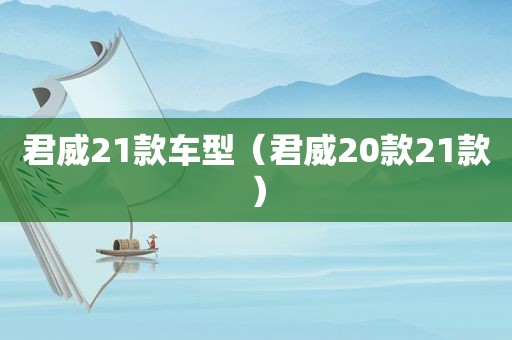君威21款车型（君威20款21款）