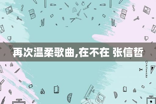 再次温柔歌曲,在不在 张信哲