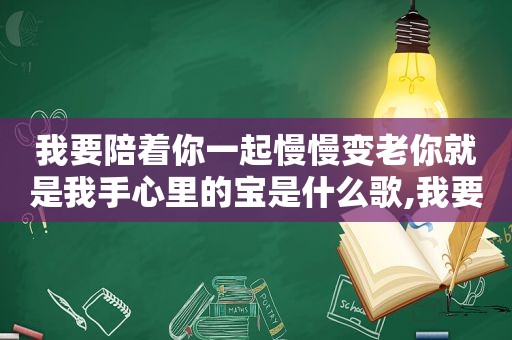 我要陪着你一起慢慢变老你就是我手心里的宝是什么歌,我要陪着你一起慢慢变老你就是我手心里的宝贝