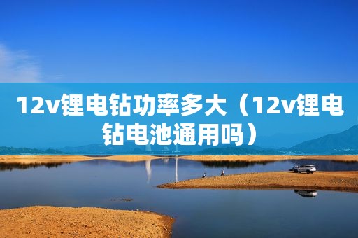 12v锂电钻功率多大（12v锂电钻电池通用吗）