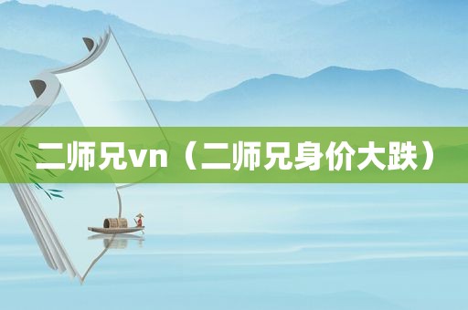 二师兄vn（二师兄身价大跌）