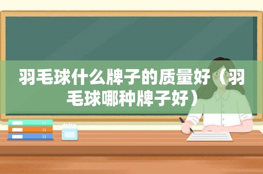 羽毛球什么牌子的质量好（羽毛球哪种牌子好）