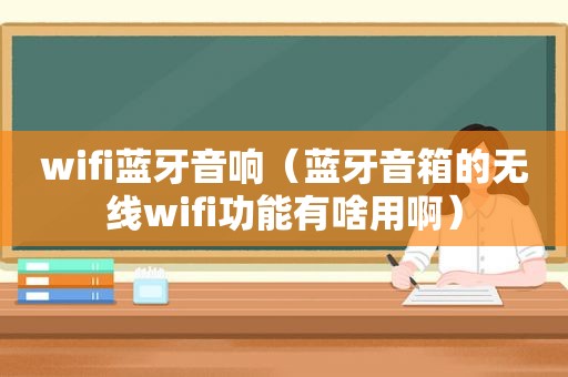 wifi蓝牙音响（蓝牙音箱的无线wifi功能有啥用啊）