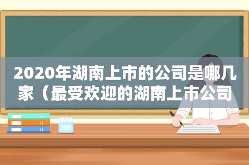 2020年湖南上市的公司是哪几家（最受欢迎的湖南上市公司）