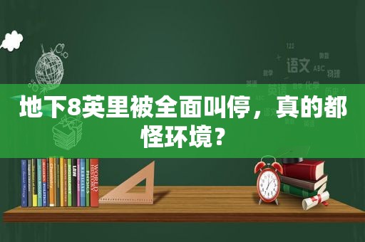 地下8英里被全面叫停，真的都怪环境？