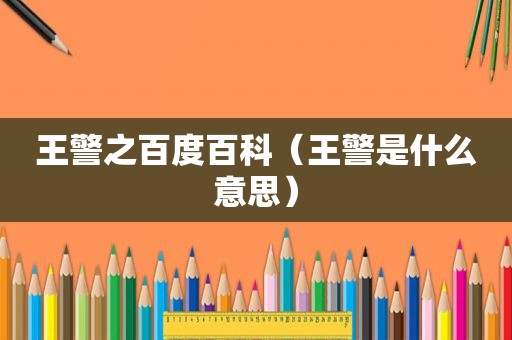 王警之百度百科（王警是什么意思）