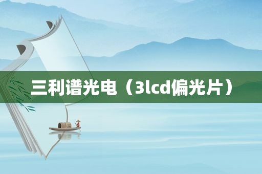 三利谱光电（3lcd偏光片）