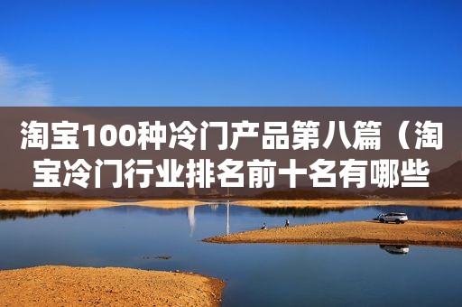 淘宝100种冷门产品第八篇（淘宝冷门行业排名前十名有哪些）